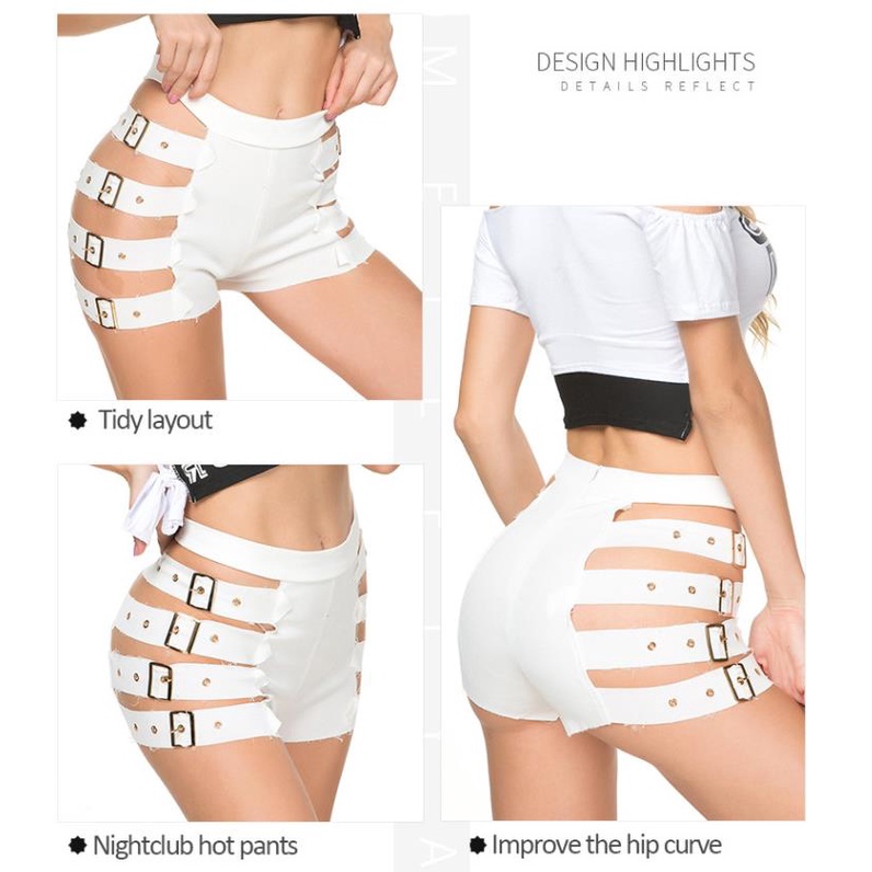 DUNEA Quần short nữ siêu ngắn gợi cảm thời trang mùa hè