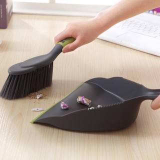 Mini Table Top Keyboard Brush with Dustpan Small Broom Set Stool Cleaning Brush