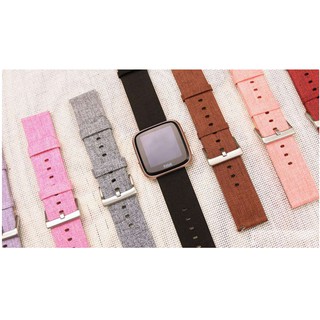 Dây đeo vải cao cấp cho đồng hồ thông minh fitbit versa 1/2/lite