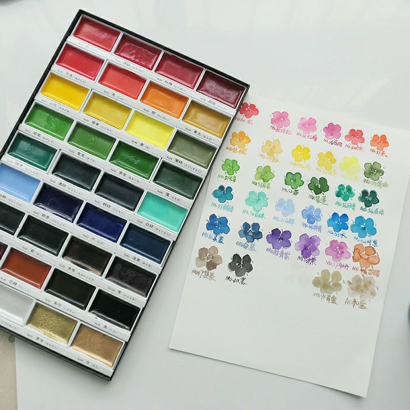 Bộ màu nước 12/18/24/36 GANSAI TAMBI