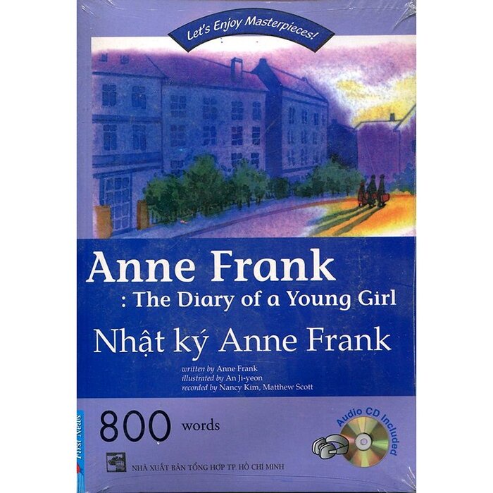 Sách - Happy Readers Anne Frank (800 words kèm CD) - FirstNews