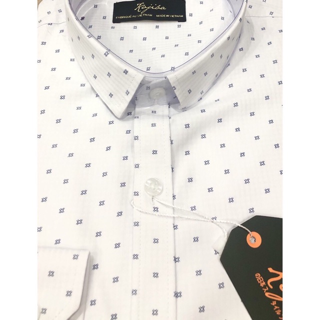 Sơ mi nam hoạ tiết chấm bi | BigBuy360 - bigbuy360.vn