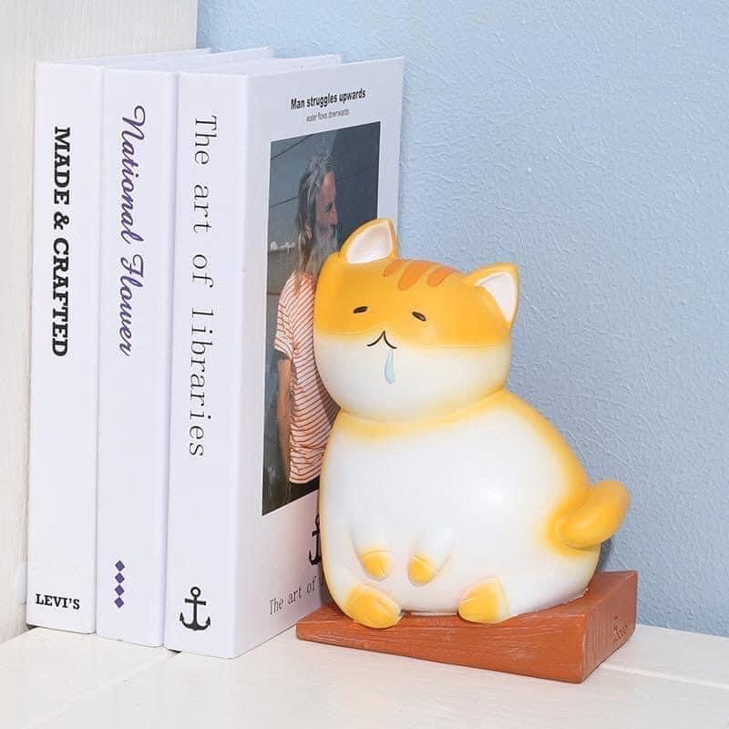 Chặn giấy Quàng thượng Mèo cute cho mọt sách
