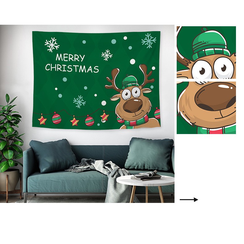 Tranh vải decor Giáng sinh 2020 -