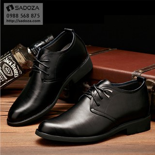 Giày tăng chiều cao nam da bò thật đẳng cấp phái mạnh GD36