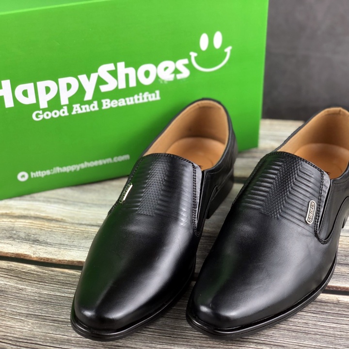 Giày Lười Nam Công Sở Happyshoes Da Bò Thật - HS73