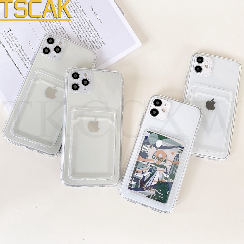 Ốp Điện Thoại Silicon Có Ngăn Đựng Thẻ Cho Samsung Galaxy Note 20 Ultra S21 S20 Fe S21 S20 Ultra S21 S20 S10 S9 S8 Plus S10 Lite