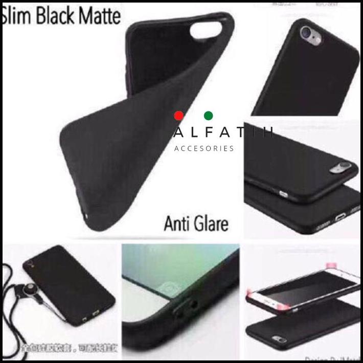 Ốp lưng nhựa dẻo màu đen cho IPHONE 5S 5G 6 6S 7 7PLUS 8 8 PLUS