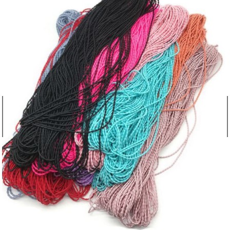 Bó 5-10 met dây thun mềm 2.5mm làm dây cột tóc