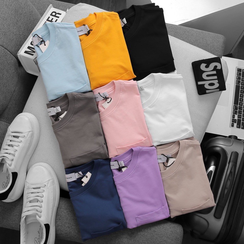 Áo thun đơn giản - 9 màu - thoáng mát, cam kết 100% hài lòng