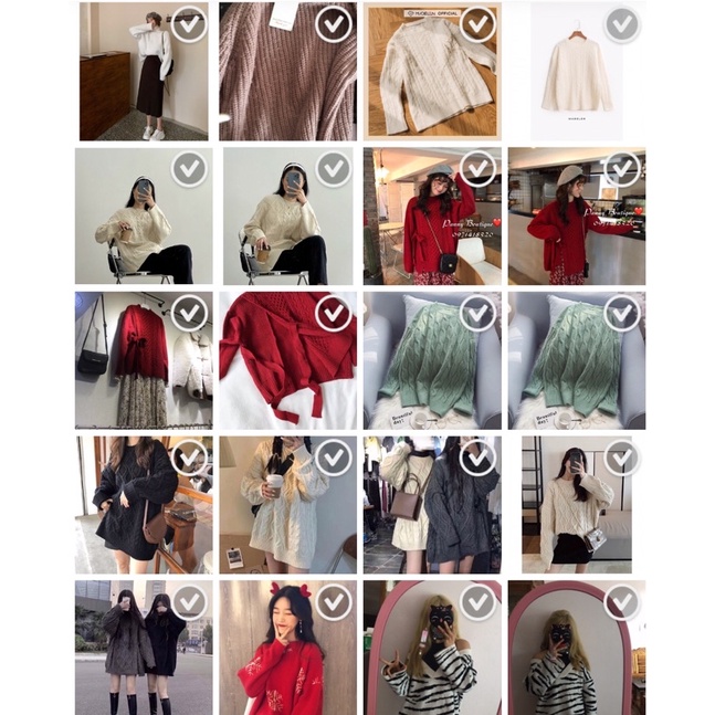 set áo len giá rẻ