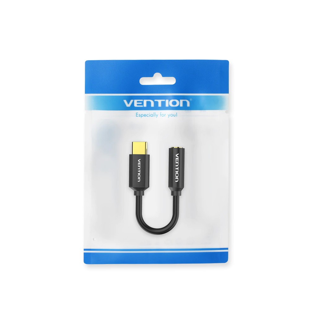 Dây cáp VENTION chuyển đổi âm thanh type C sang giắc cắm 3.5mm