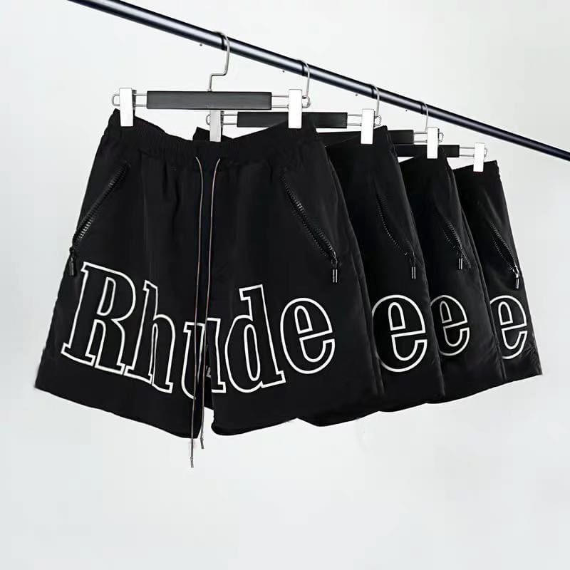 Quần short gió Rhude cao cấp, quần đùi thể thao dây rút thời trang nam nữ unisex , MSW Town