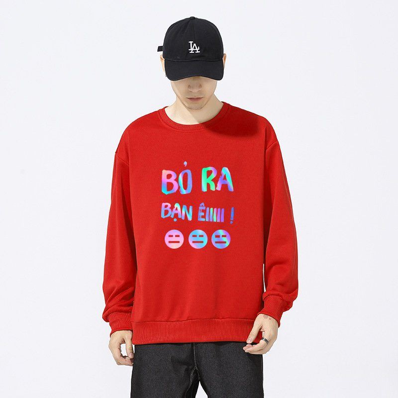 Áo Sweater Bỏ Ra Bạn Êiii Phản Quang Unisex Freesize Dưới 75 Kg AS12 | BigBuy360 - bigbuy360.vn