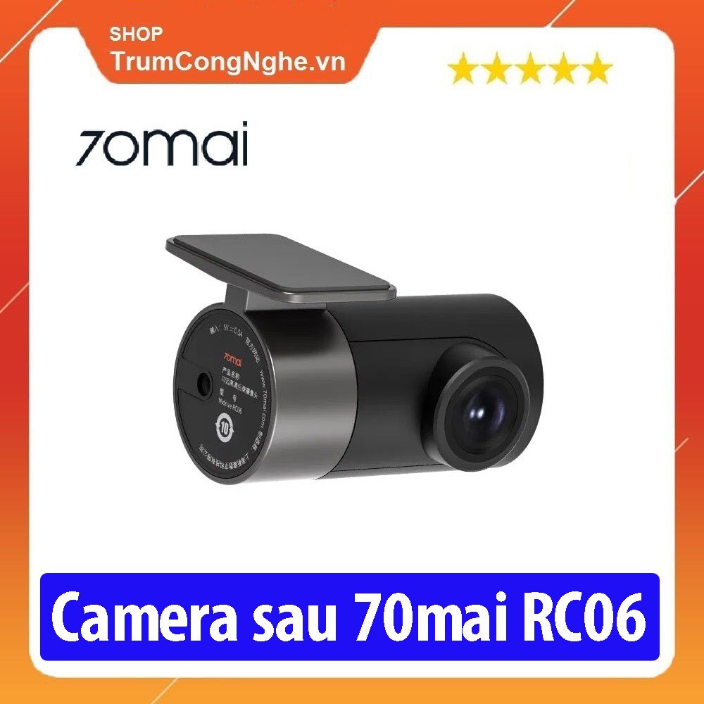 [Mã SKAMPUSHA7 giảm 8% đơn 250k]Cam sau RC06 Rear Camera dùng cho 70mai Dash Cam A500s A800s Siêu Nét