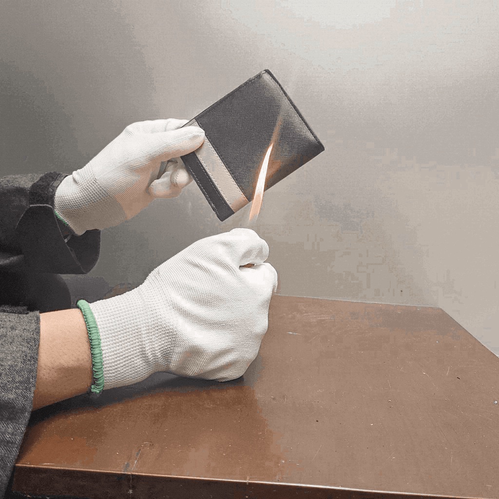 Bóp Nam AROTI Nhỏ Gọn Chất Da Bò Saffiano Cao Cấp,Chỉ Khâu Chắc Chắn , Bảo Hành 10 Năm Ví Có Màu Xanh,Đen  V803-DUNG-DEN