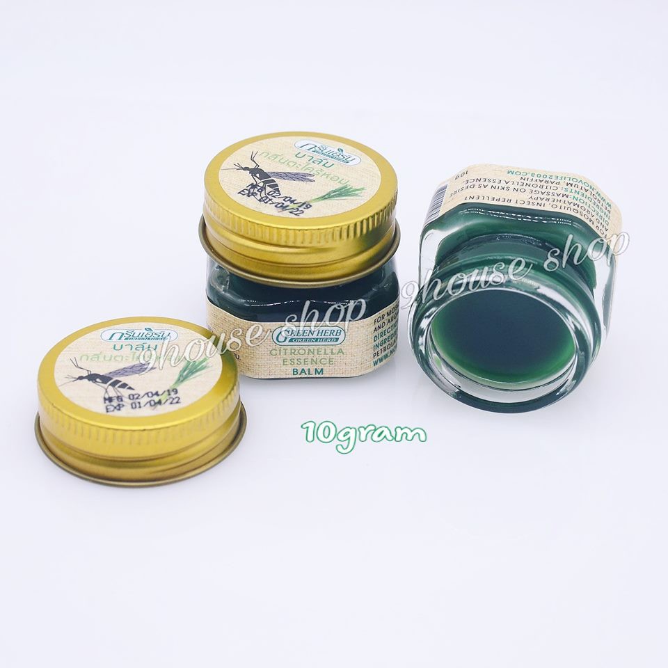 Cao Sả Chống Côn Trùng Đốt Green Herb (Citronella Essence Balm)