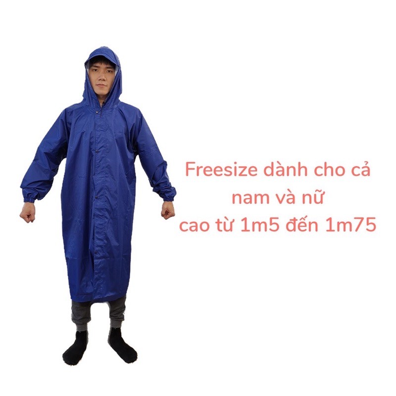 Áo mưa dây kéo vẩy cá