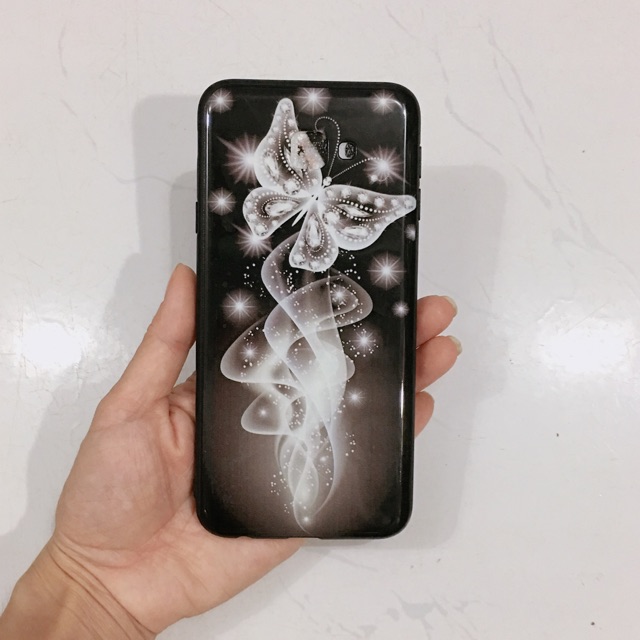 Ốp lưng sam sung J4 Core,J4 Plus,J4+ hình Bướmm nền đen