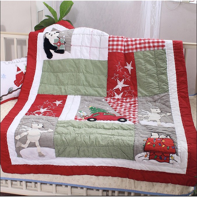 Chăn quilt chần thêu cho trẻ từ 2- 7 tuổi