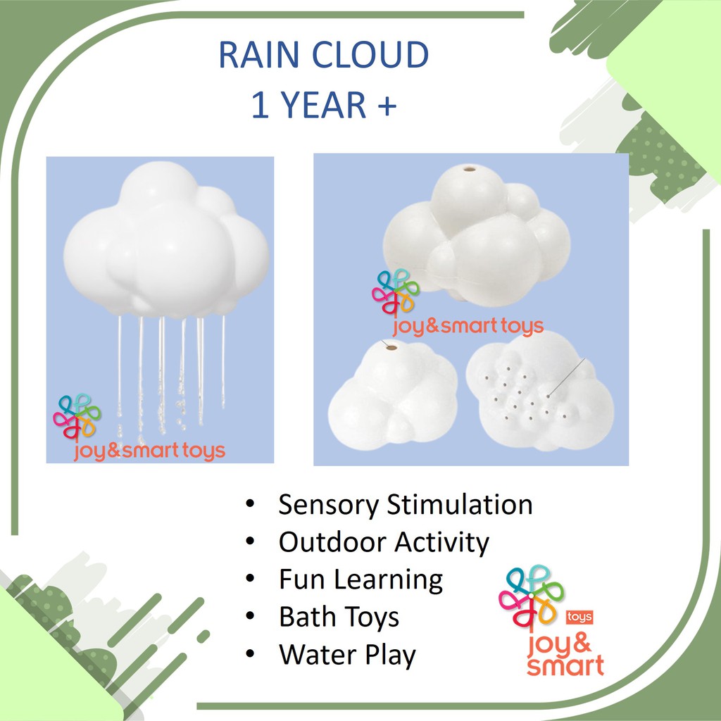 Đồ Chơi Bồn Tắm Hình Đám Mây Mưa Thông Minh Cho Bé 2 Tuổi