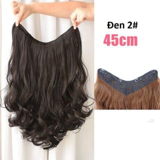 Tóc giả kẹp U loại mỏng 45cn