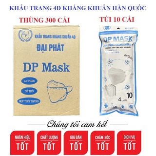 THÙNG 300 CHIẾC KHẨU TRANG 4D ĐẠI PHÁT Mask - KF94 ( Giadunggiasi89 )