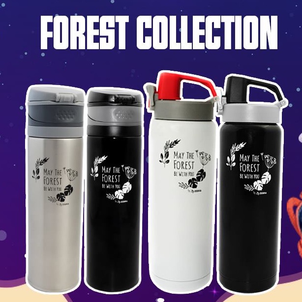 Bình giữ nhiệt Inox Zebra Thái Lan 500ml - Forest Collection - 112647