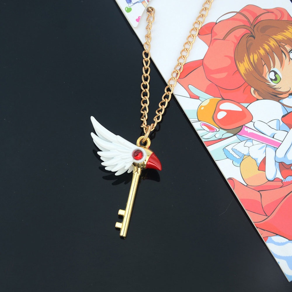 Bộ phụ kiện dây chuyền/ móc khóa Card captor Sakura thủ lĩnh thẻ bài - GSK28