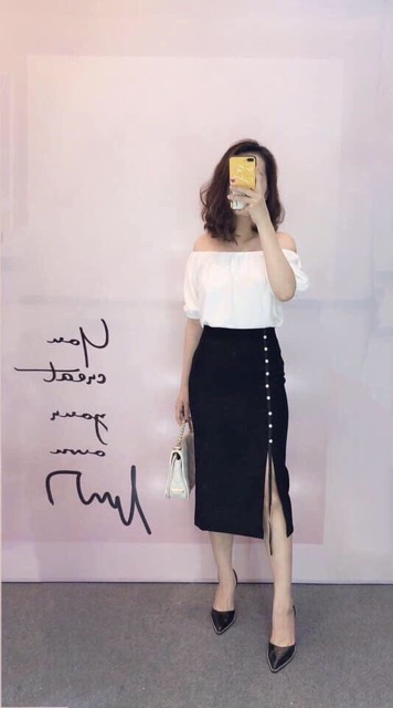 CHÂN VÁY BÚT CHÌ ĐÍNH NGỌC | BigBuy360 - bigbuy360.vn