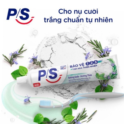 [QUÀ TẶNG KHÔNG BÁN] Combo Unilever Kem Đánh Răng P/S 230G, Bàn Chải Đánh Răng P/S ( Bộ 2 cái )