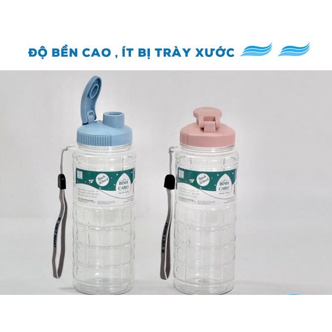 Bình nước học sinh Việt Nhật 550ml,750ml,900ml hàng việt nam chất lượng