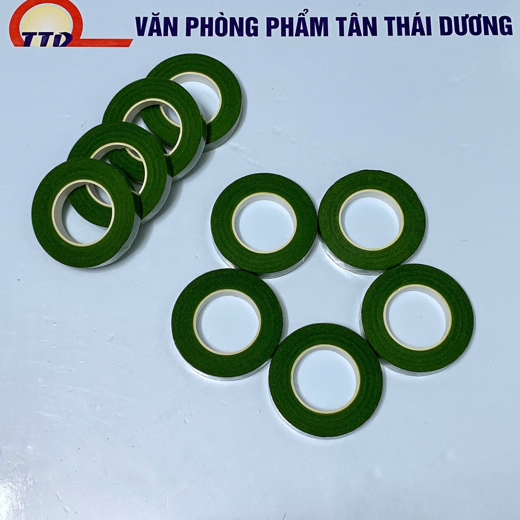 Cuộn Băng Keo Sáp - Băng Dính Sáp - Sáp Quấn Làm Hoa Voan - Hoa Giấy - Làm Đồ Trang Trí Handmade