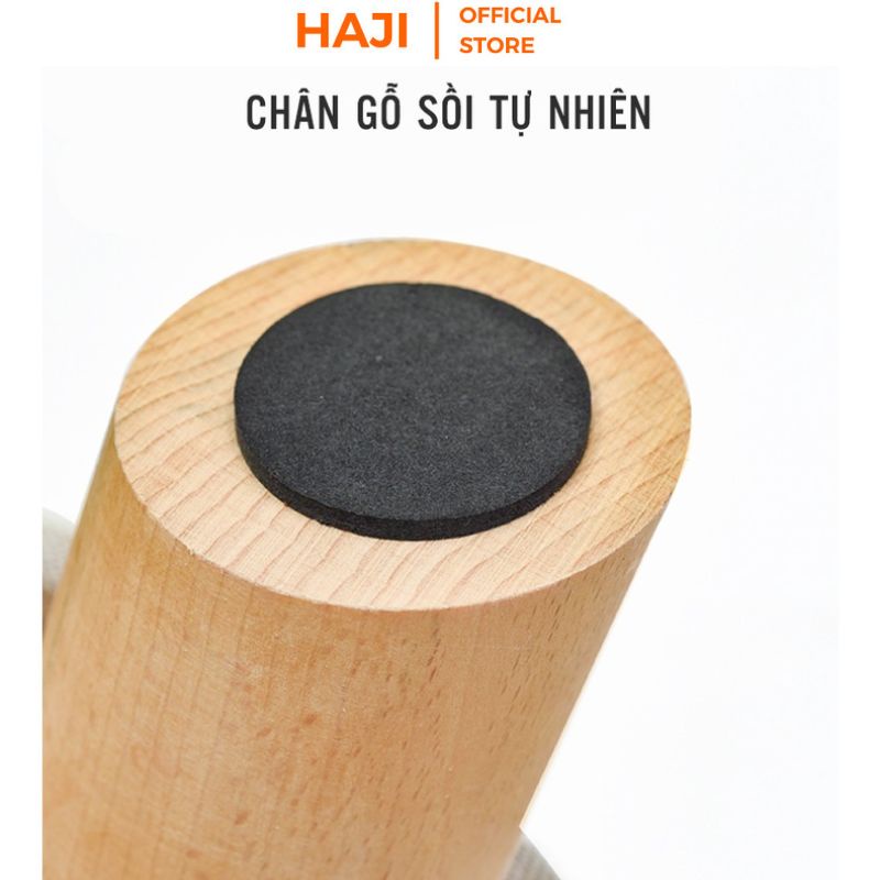 Ghế đôn sofa HAJI chân ghế gỗ chống trượt nhiều màu lưạ chọn A28