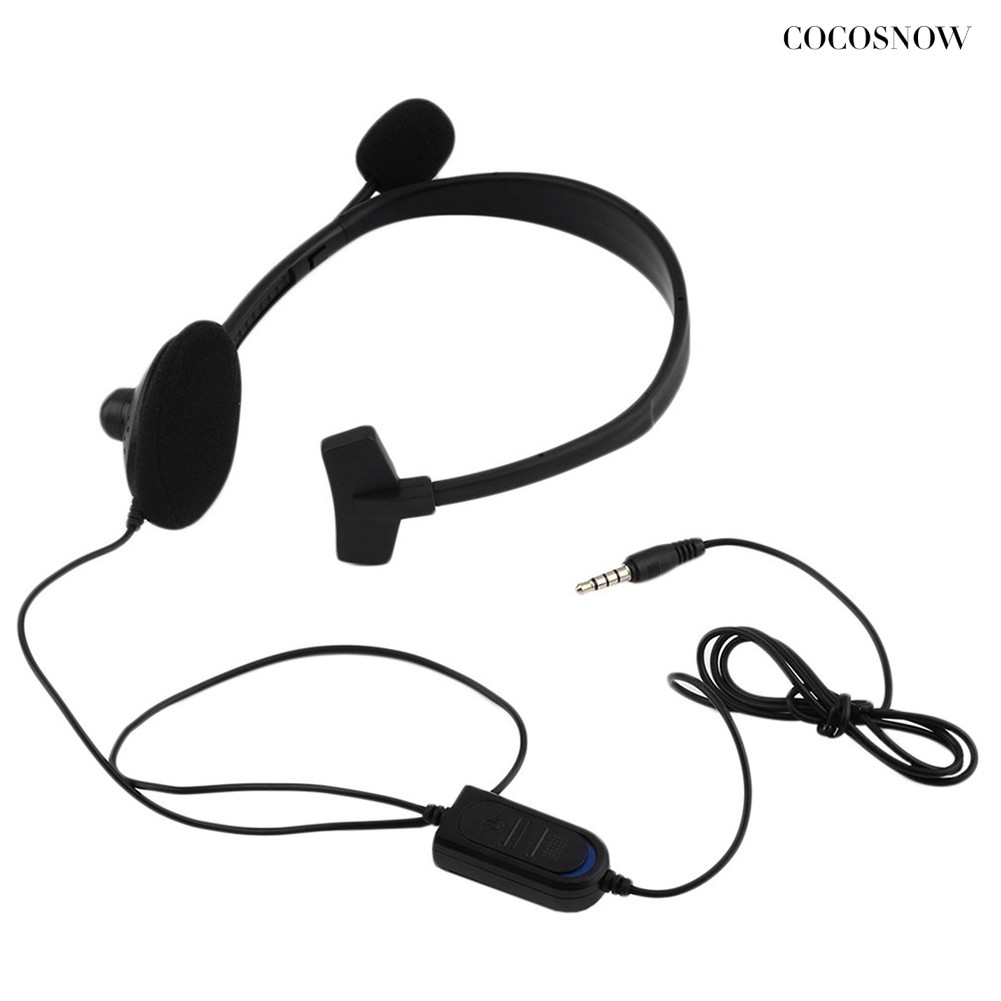 -ear Wired PC Game Headset for Playstation PS4