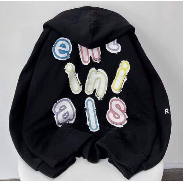 Áo Khoác Hoodie Tay Bồng In Chữ N Nữ [FreeShip] Jacket có mũ from rộng mũ hai lớp | BigBuy360 - bigbuy360.vn