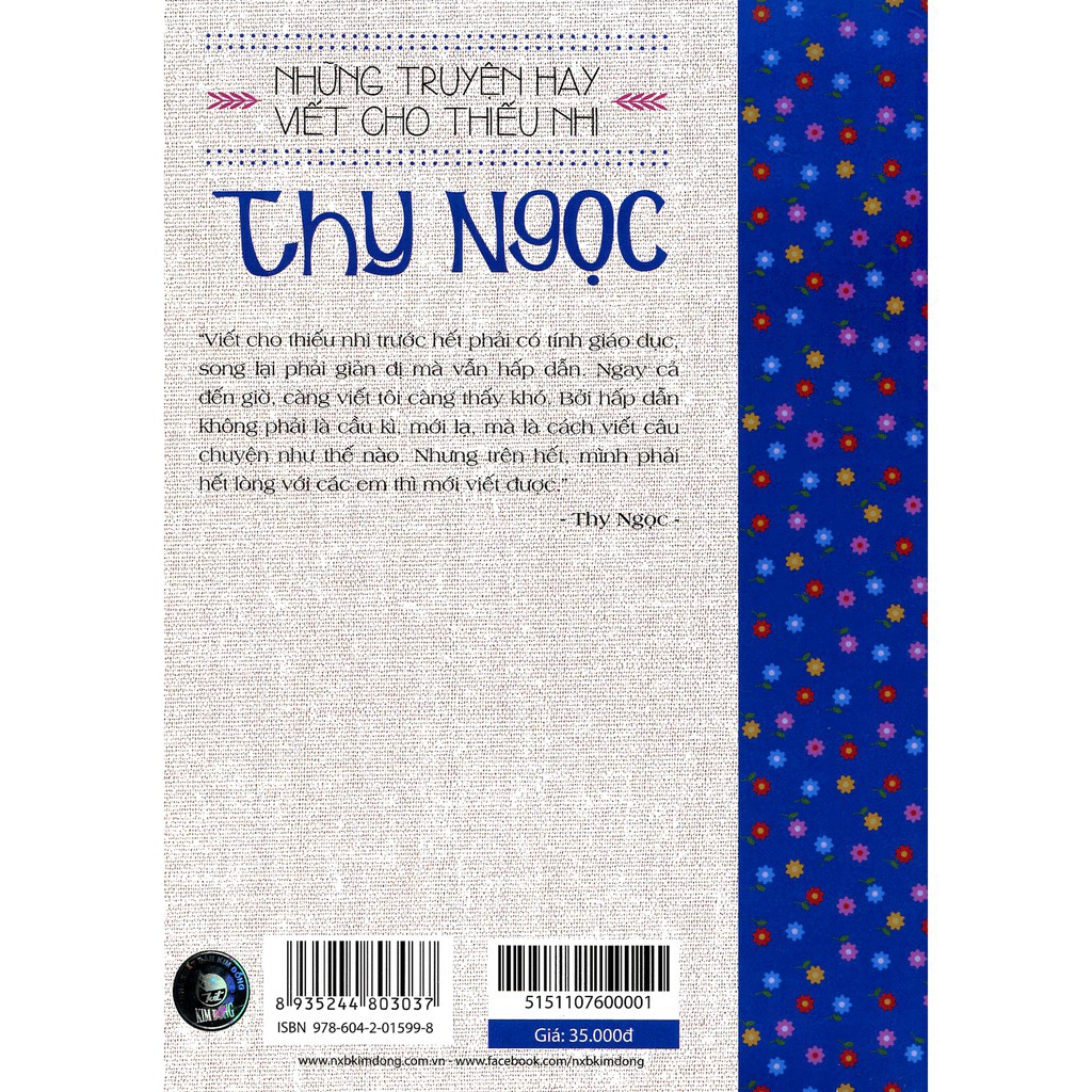 Sách - Những Truyện Hay Viết Cho Thiếu Nhi - Thy Ngọc (Tái Bản 2020)