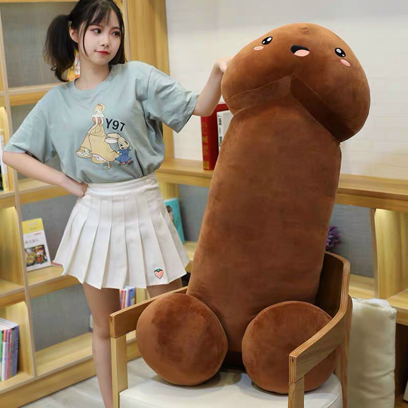 [Mau giao hàng] Thú Nhồi Bông Con Ciu Cute Siêu To Gối Ôm Size Lớn - Vải Nhung Co Dãn 4 Chiều - Bông Gòn Cao Cấp - Yuta