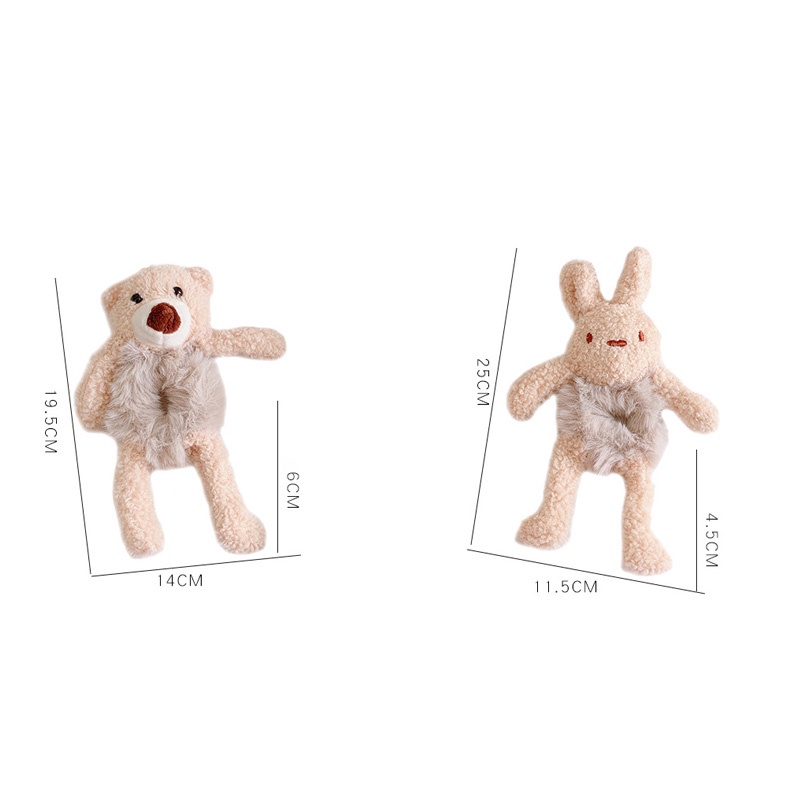 1 Dây Cột Tóc Co Giãn Hình Gấu Dễ Thương