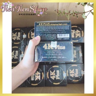 Kem Body Dưỡng Trắng 4K Plus Đỏ & Đen