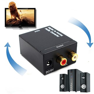 ~In stock~Optical Coaxial Toslink Digital to Analog Audio Adapter RCA L/R 3.5mm