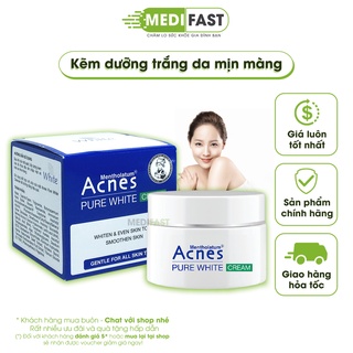 Kem dưỡng trắng da Acnes Pure White 50g - Dưỡng da trắng sáng, cung cấp độ ẩm cho da, ngừa mụn