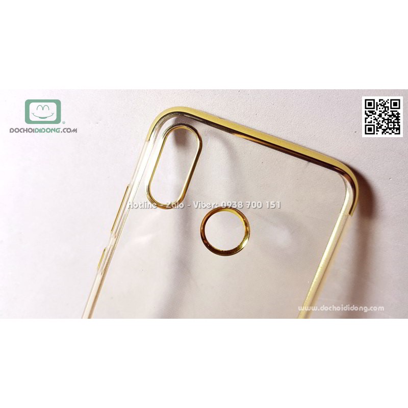 Ốp Lưng Huawei Nova 3e Zacase Dẻo Trong Viền Màu Chống Sốc