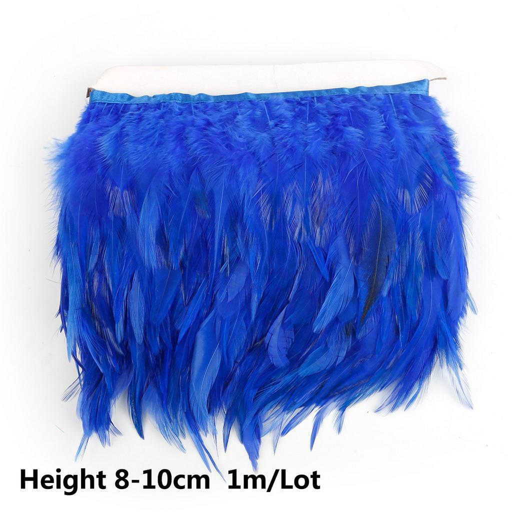 Dây ruy băng lông vũ dài 1m 8-10 cm trang trí cho tiệc cưới/ đồ thủ công/ may vá DIY