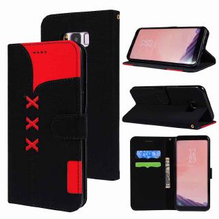 Samsung Galaxy S8 S8+ S9 S9+ S10 S10+ Plus Cover Flip Embroidery PU Leather Wallet Stand Phone Case