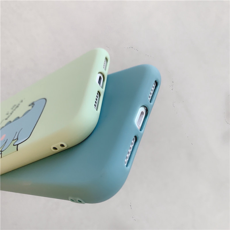 Ốp iphone - Ốp lưng Dino đói bụng trơn 5/6s/6plus/6splus/7/8/7plus/8plus/x/xs/xs max/11/11promax - Awifi Case X2-3