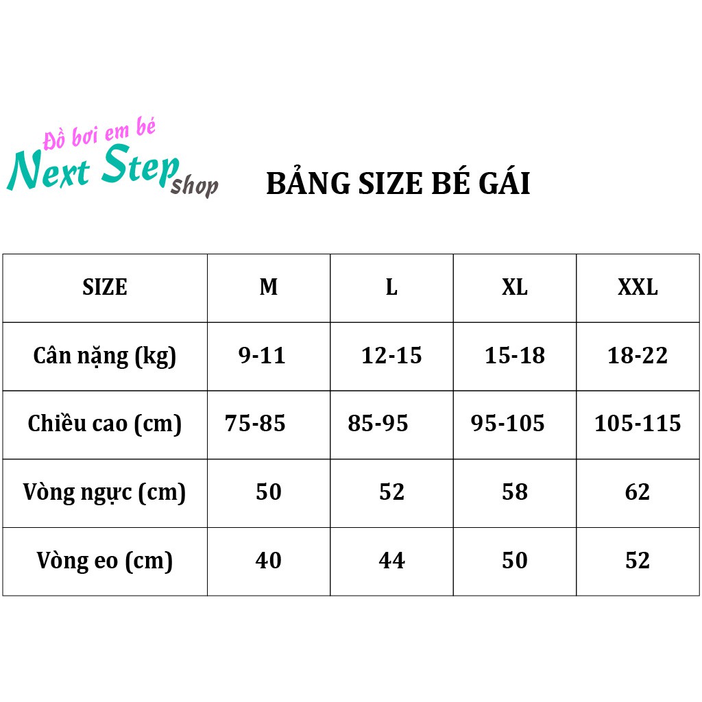 Đồ bơi bé gái 2 mảnh kiểu chân váy dễ thương chất vải siêu mềm