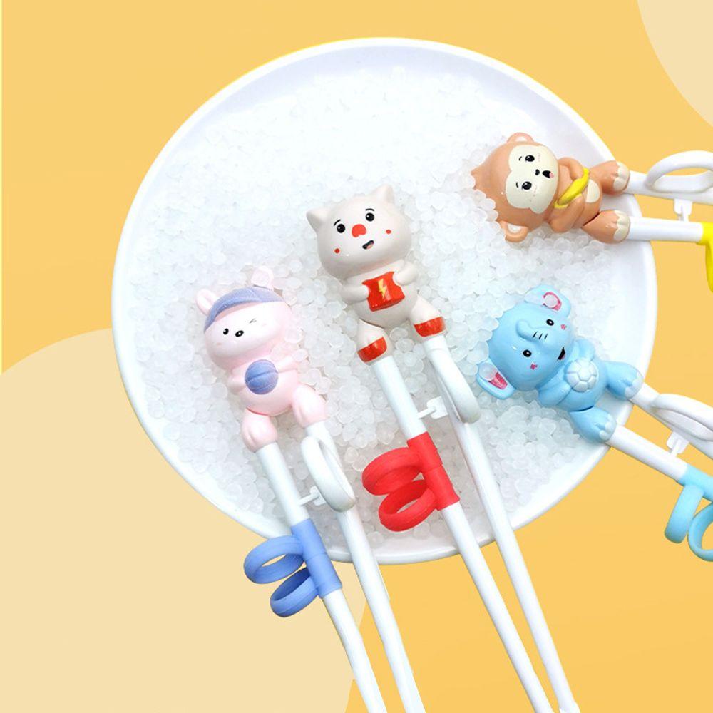 1 Đôi Đũa Tập Ăn Họa Tiết Hoạt Hình Dễ Thương Cho Bé