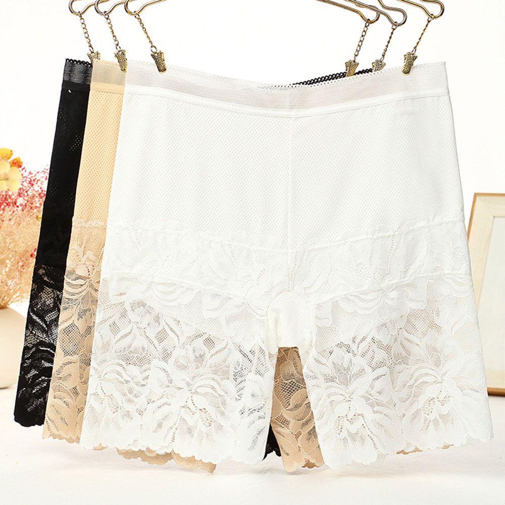 Quần Short An Toàn Eo Cao Bằng Lụa Mát In Hoa Thời Trang Mùa Hè Phong Cách Hàn Quốc Dành Cho Nữ