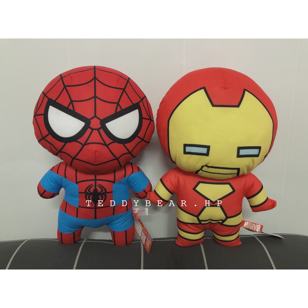 Spiderman Người Nhện Iron Man Chính Hãng Gấu Bông Nhật Marvel Sega San-X Disney Amuse Authentic